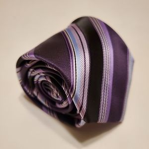 Bergamo Purple Stripe Tie
